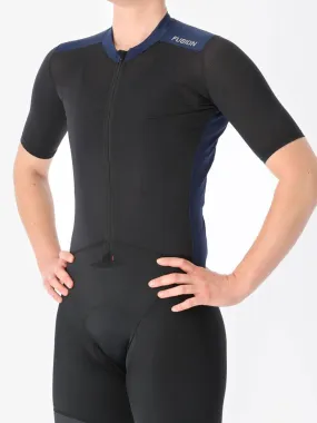 Fusion Women,s Cycling Jersey black / night blue