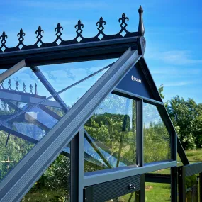 Victoriaanse nok t.b.v. tuinkas Orangery 152, zwart